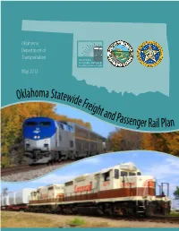 Oklahoma Statewide Freight and Passenger Rail Plan Is the Result of a Full Year of Research and Study