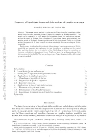 Arxiv:1708.00097V3 [Math.AG]