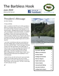 June 2020 Edited by Mark Spruiell Tri-Valleyflyfishers.Org