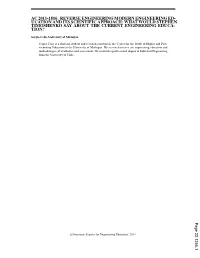Reverse Engineering Modern Engineering Education and Its Scientific Approach: What Would Stephen Timoshenko Say About the Curren