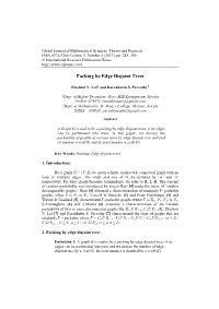 Packing by Edge Disjoint Trees