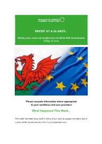 BREXIT at a GLANCE... What Happened This Week