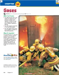 Chapter 14: Gases