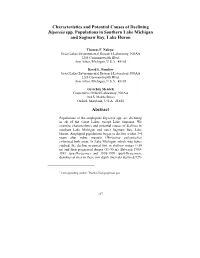 Characteristics and Potential Causes of Declining Diporeia Spp