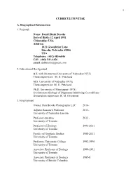 Curriculum Vitae