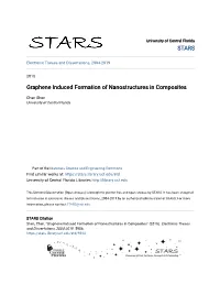 Graphene Induced Formation of Nanostructures in Composites