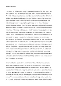 Short Time Space the Gallery of Photography In