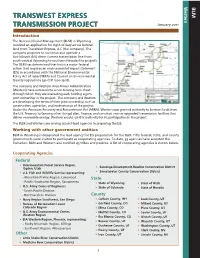 Transwest Express Project.Pdf