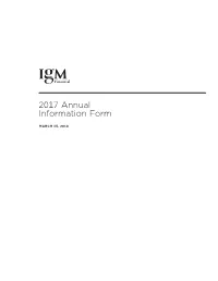 2017 Annual Information Form