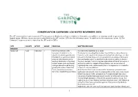 Casework Responses November 2020