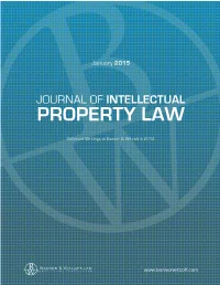 Journal of Intellectual Property Law