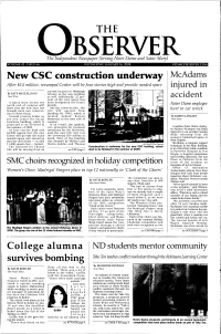 New CSC Construction Underway Mcadam S
