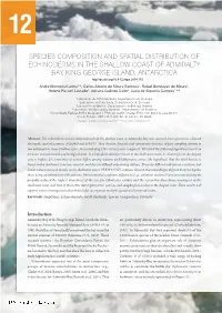 Species Composition and Spatial Distribution Of