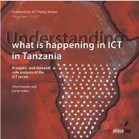 Understanding What Is Happening in ICT in Tanzania