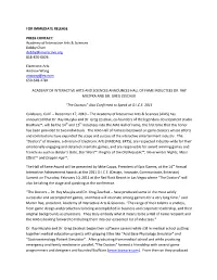 FOR IMMEDIATE RELEASE PRESS CONTACT: Academy of Interactive