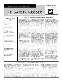 The Safety Record Page 3 Sudden Unintended Acceleration Redux: the Unresolved Issue (Cont