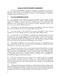 Class Action Settlement Agreement