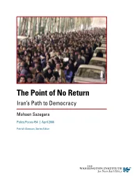 The Point of No Return Iran’S Path to Democracy