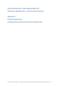 White Rock Wind Farm - Project Approval MP10 160 Modification Application No