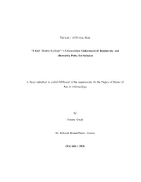 1.5-Generation Undocumented Immigrants and Alternative Paths for Inclusion