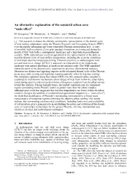 An Alternative Explanation of the Semiarid Urban Area Oasis Effect