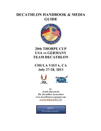 Decathlon Handbook & Media Guide
