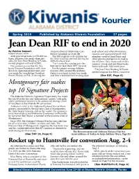 Jean Dean RIF to End in 2020