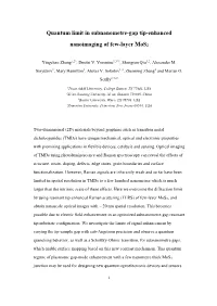 Quantum Limit in Subnanometre-Gap Tip-Enhanced Nanoimaging of Few