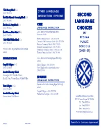 Second Language Choices In