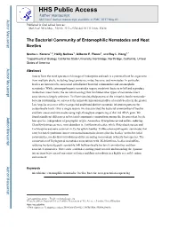 The Bacterial Community of Entomophilic Nematodes and Host Beetles