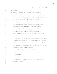 UCPI Opening Statements