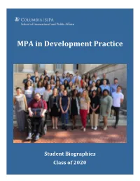 MPA in Development Practice