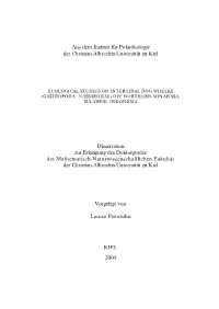 Aus Dem Institut Für Polarökologie Der Christian-Albrechts-Universität Zu Kiel Dissertation Zur Erlangung Des Doktorgrades De