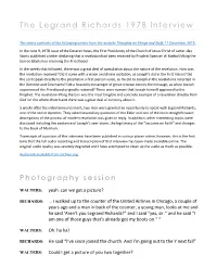 Correspondence with Legrand Richards Regarding 1978 Interview