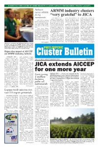 JICA Extends AICCEP for One More Year