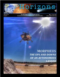 May / June 2014 Issue 5 the American Institute of Aeronautics and Astronautics