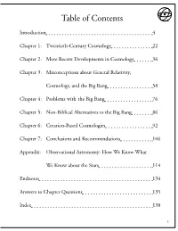 Table of Contents