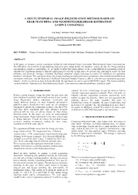 A Multi-Temporal Image Registration Method Based on Edge Matching and Maximum Likelihood Estimation Sample Consensus
