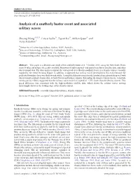 Analysis of a Southerly Buster Event and Associated Solitary Waves