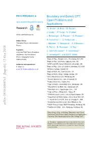 Boundary and Defect CFT: Open Problems and Applications