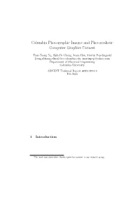 Columbia Photographic Images and Photorealistic Computer Graphics Dataset
