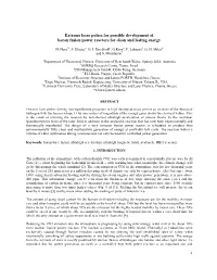 Extreme Laser Pulses for Possible Development of Boron Fusion Power Reactors for Clean and Lasting Energy