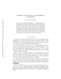 Arxiv:1806.05307V1 [Math.CO] 14 Jun 2018 Way, the Nonnegative Grassmannian Is Similar to a Polytope