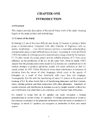 Chapter One Introduction