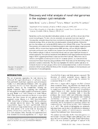 Discovery and Initial Analysis of Novel Viral Genomes in the Soybean Cyst Nematode