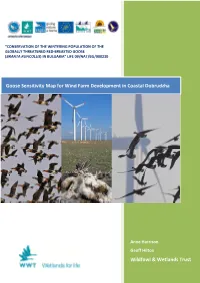 Goose Sensitivity Map for Wind Farm Development in Coastal Dobrudzha Goose Sensitivity Map for Wind Farm Development in Coastal Dobrudzha
