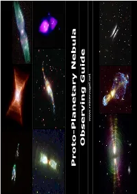 Proto-Planetary Nebula Observing Guide