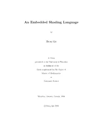 "Shader Metaprogramming"