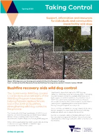 Taking Control Spring 2020 Newsletter