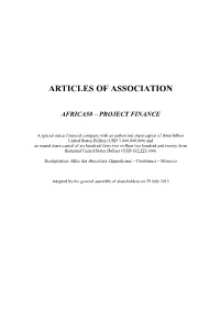Articles of Association